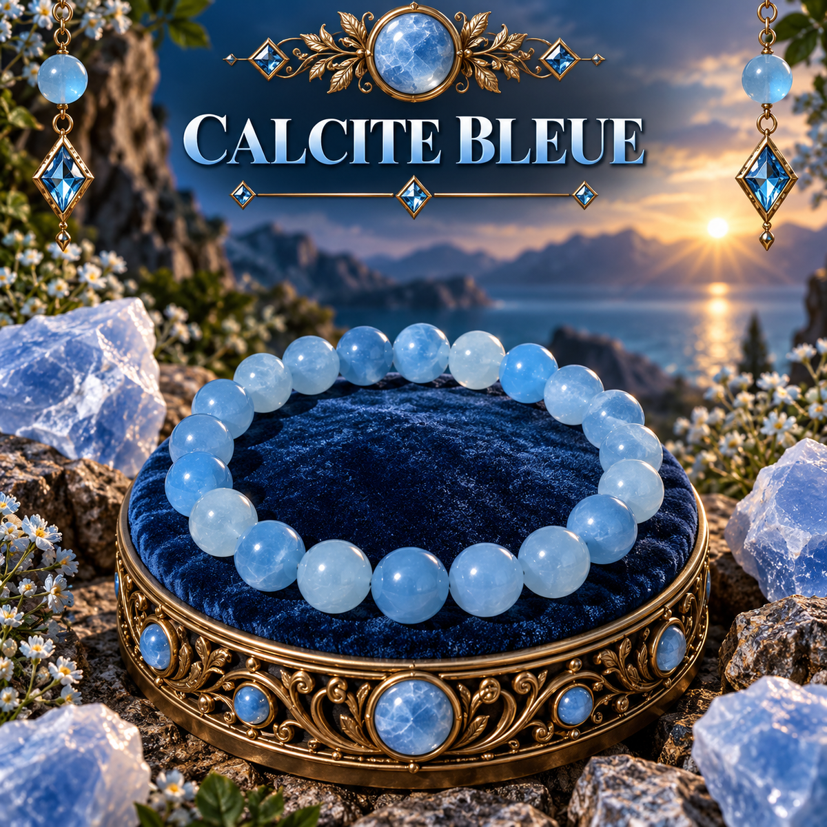 Calcite bleue 8mm