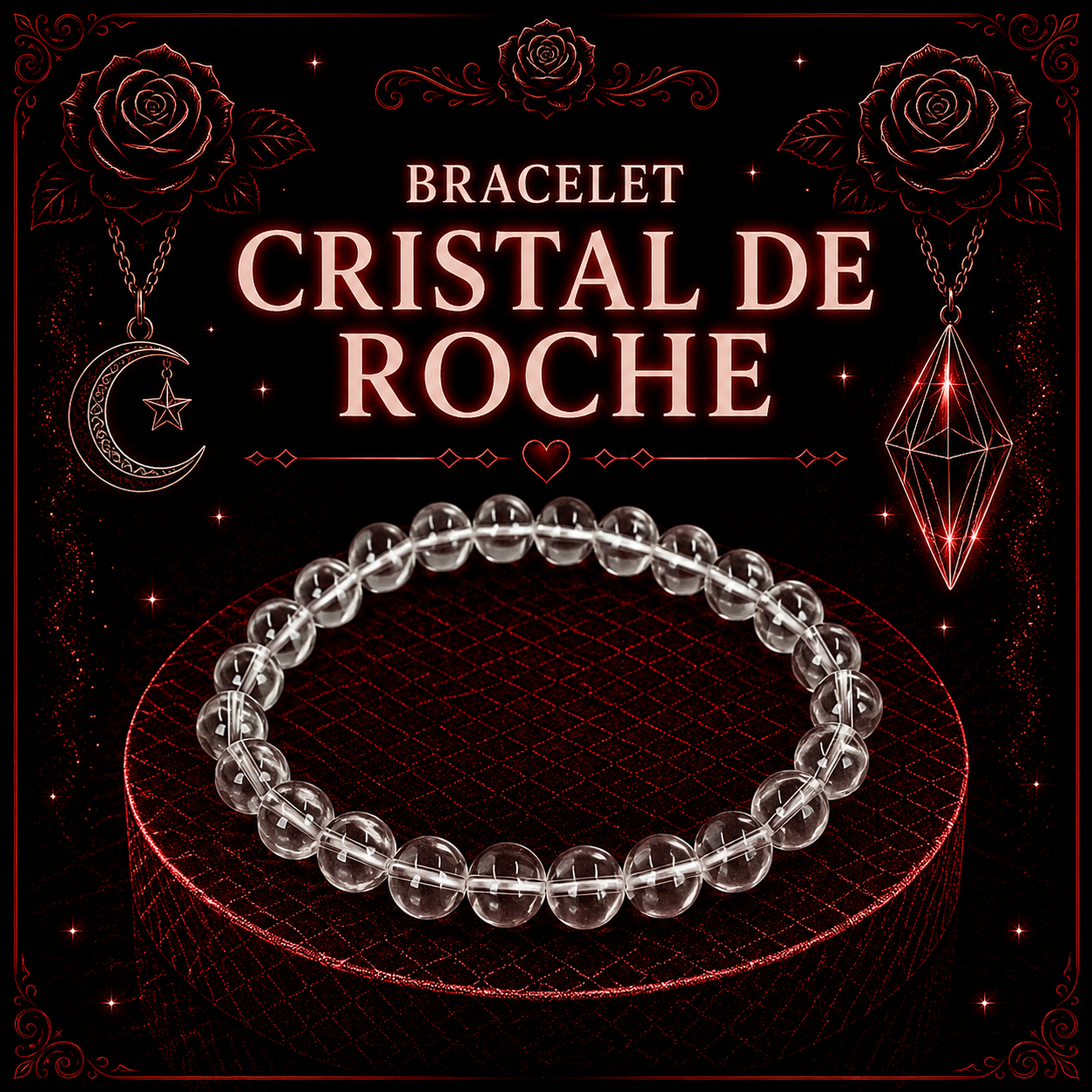 Bracelet Cristal de Roche