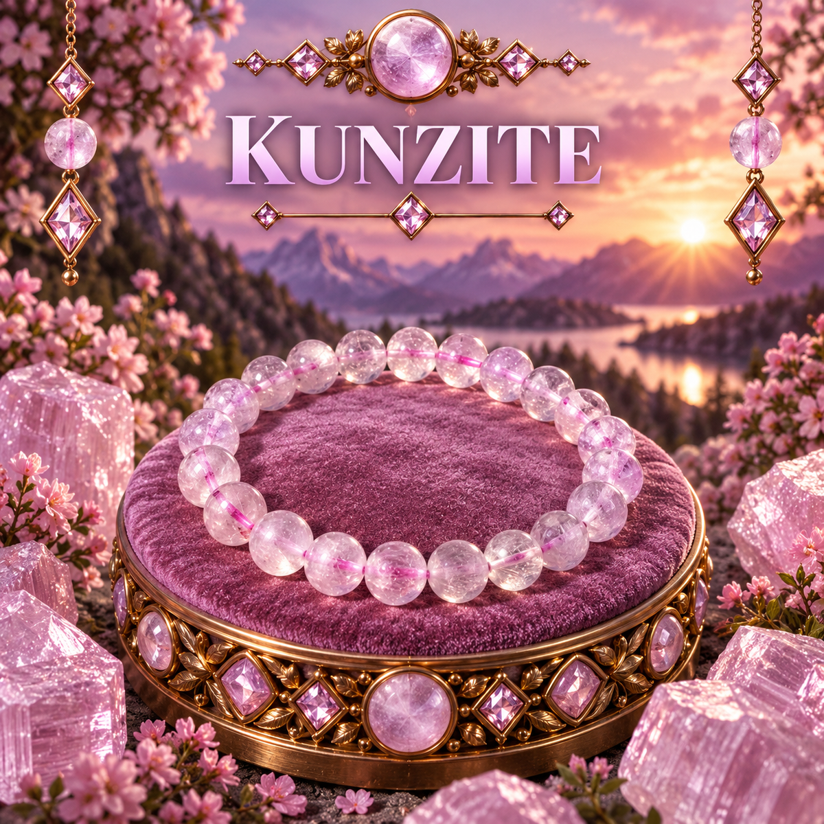 Kunzite premium 5,5/6,5mm