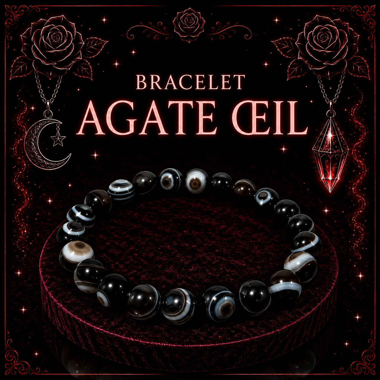 Bracelet Agate Œil