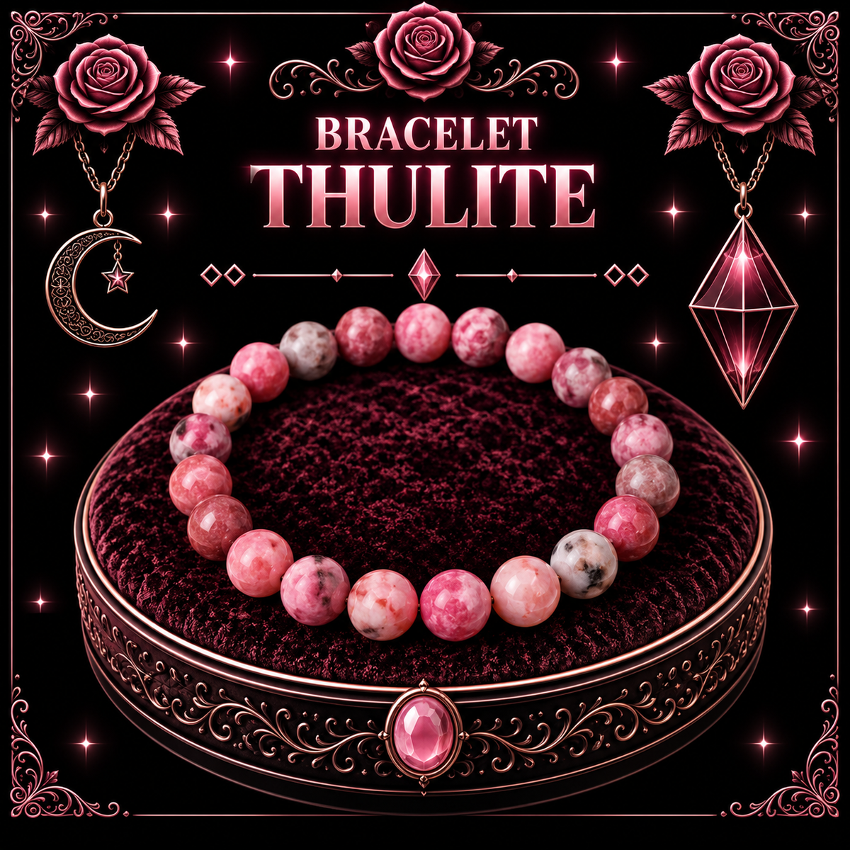 Thulite 6mm