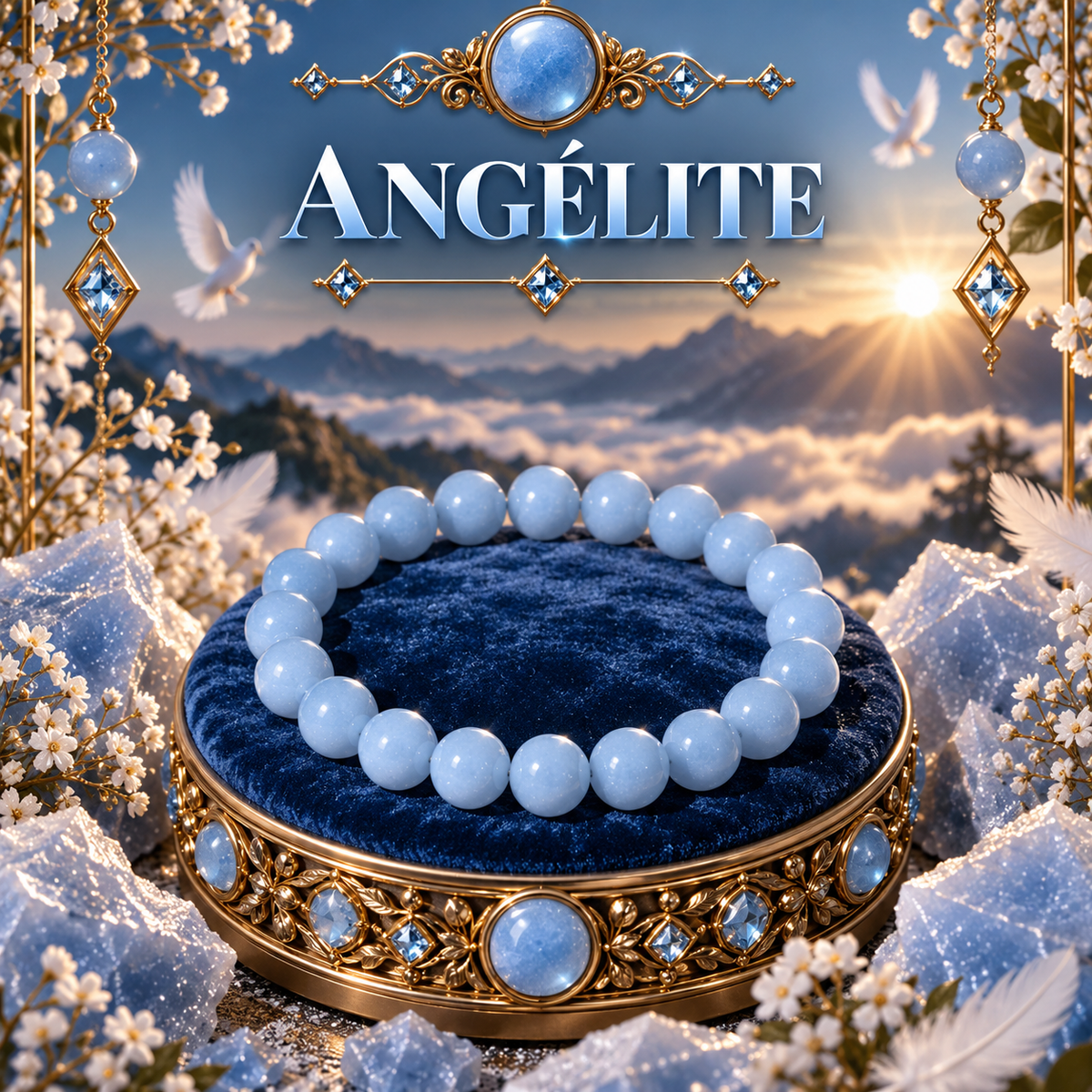 Angélite 8mm