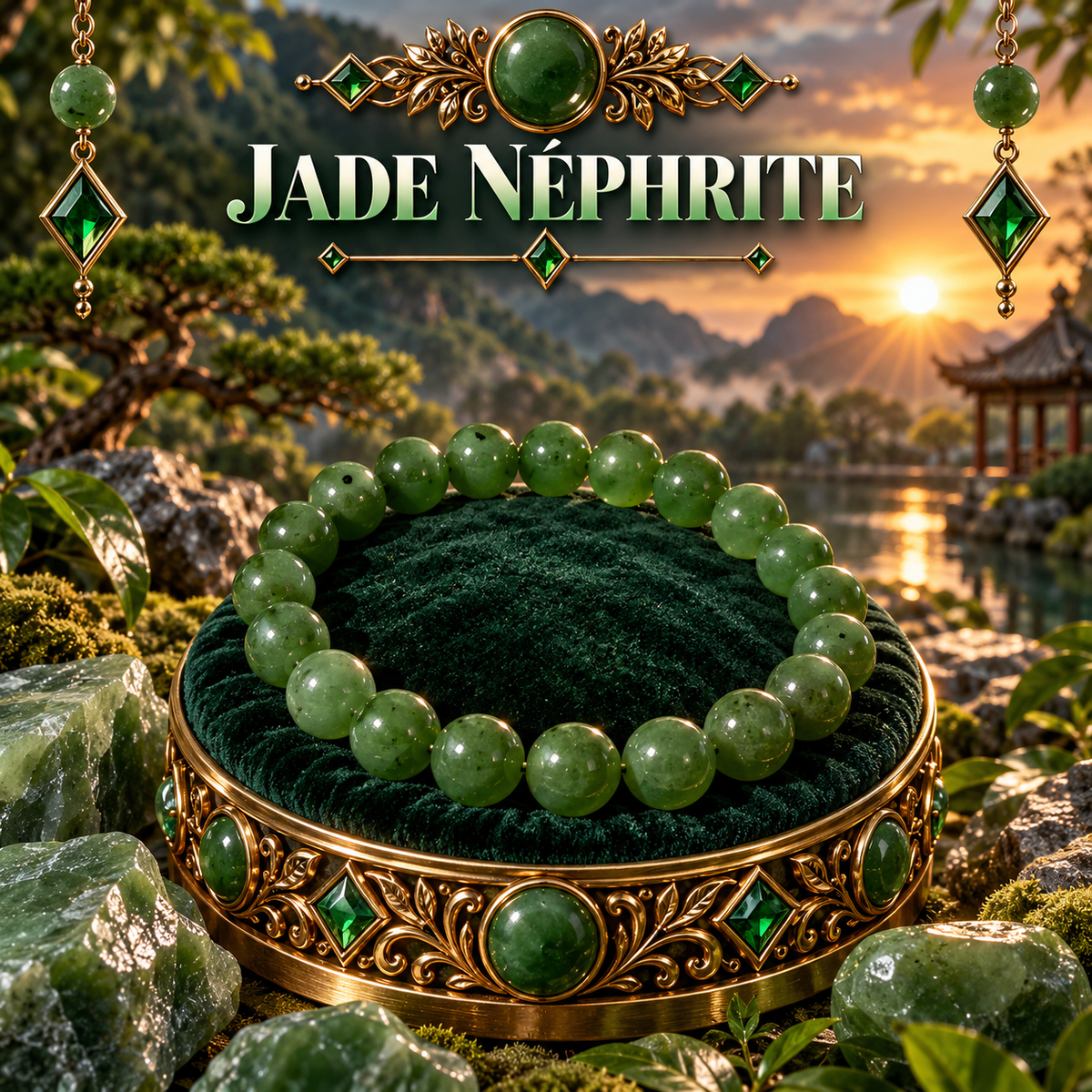 Jade Néphrite 6mm
