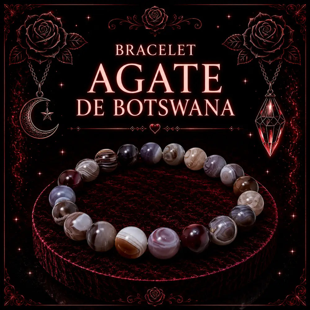 Bracelet Agate de Botswana