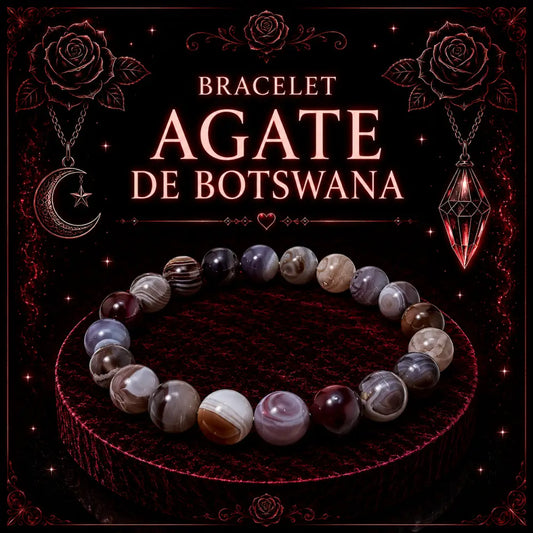 Bracelet Agate de Botswana