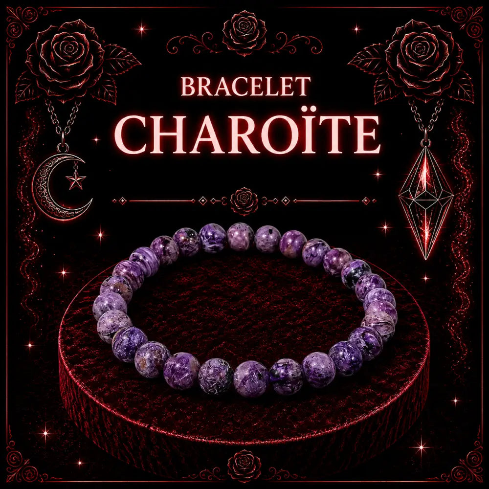 Bracelet Charoïte 6mm