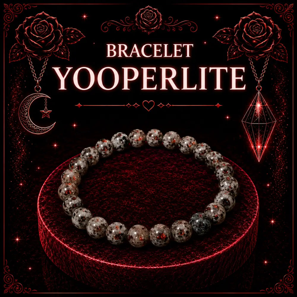 Bracelet en Yooperlite 6mm