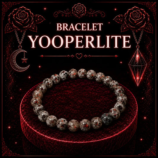Bracelet en Yooperlite 6mm