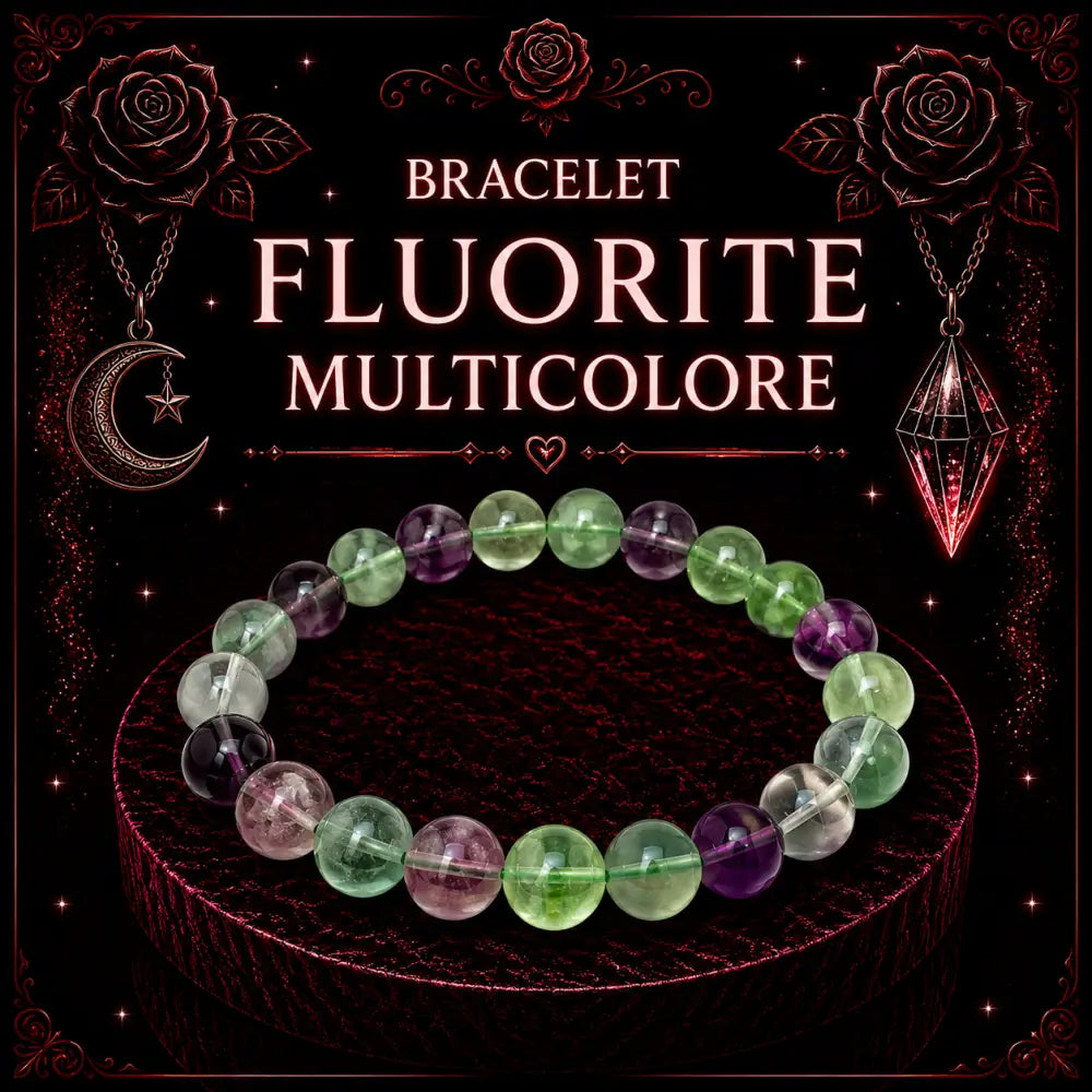 Bracelet Fluorite Multicolore