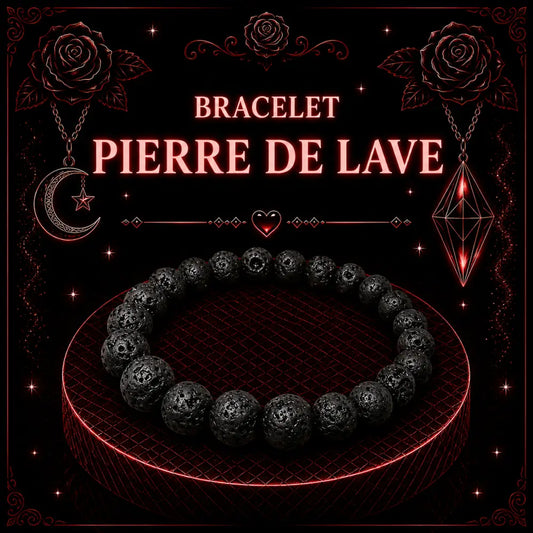 Bracelet Pierre de Lave 8mm